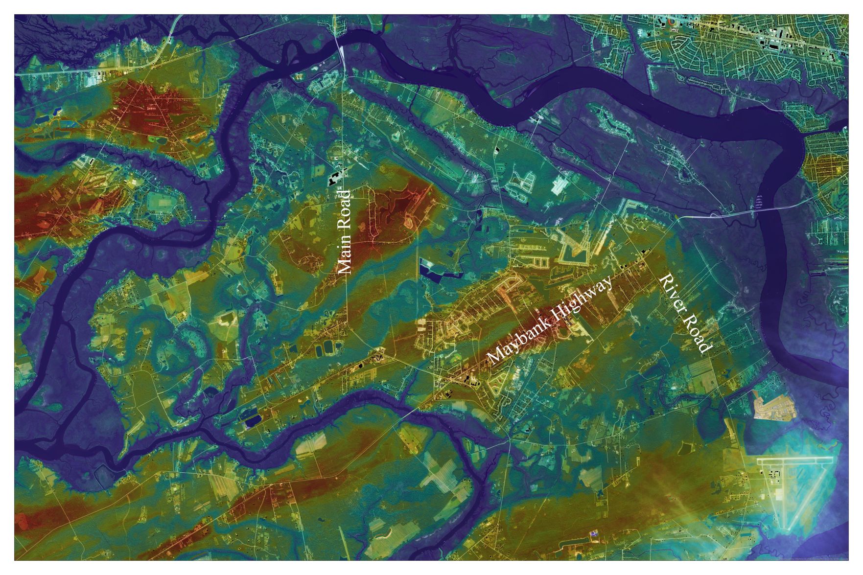 Johns Island topography